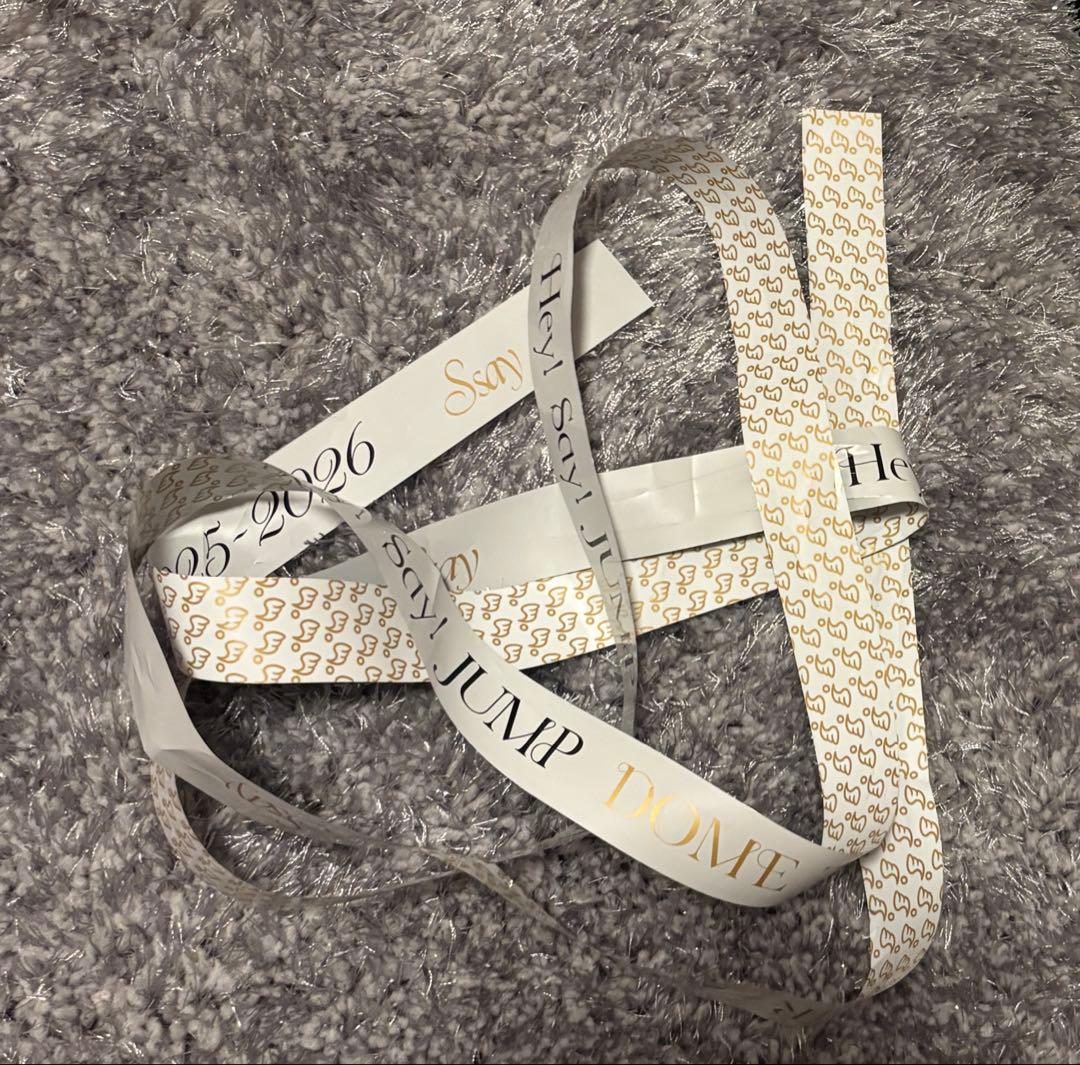 Hey! Say! JUMP Ssay 銀テープ フル 銀テ 白 - メルカリ