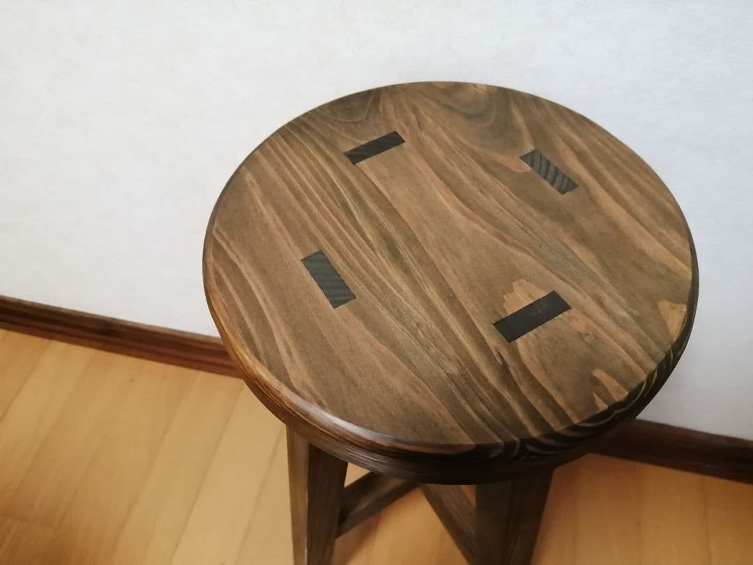 専用出品　木製スツール　高さ52cm,65cm２脚セット　丸椅子　stool