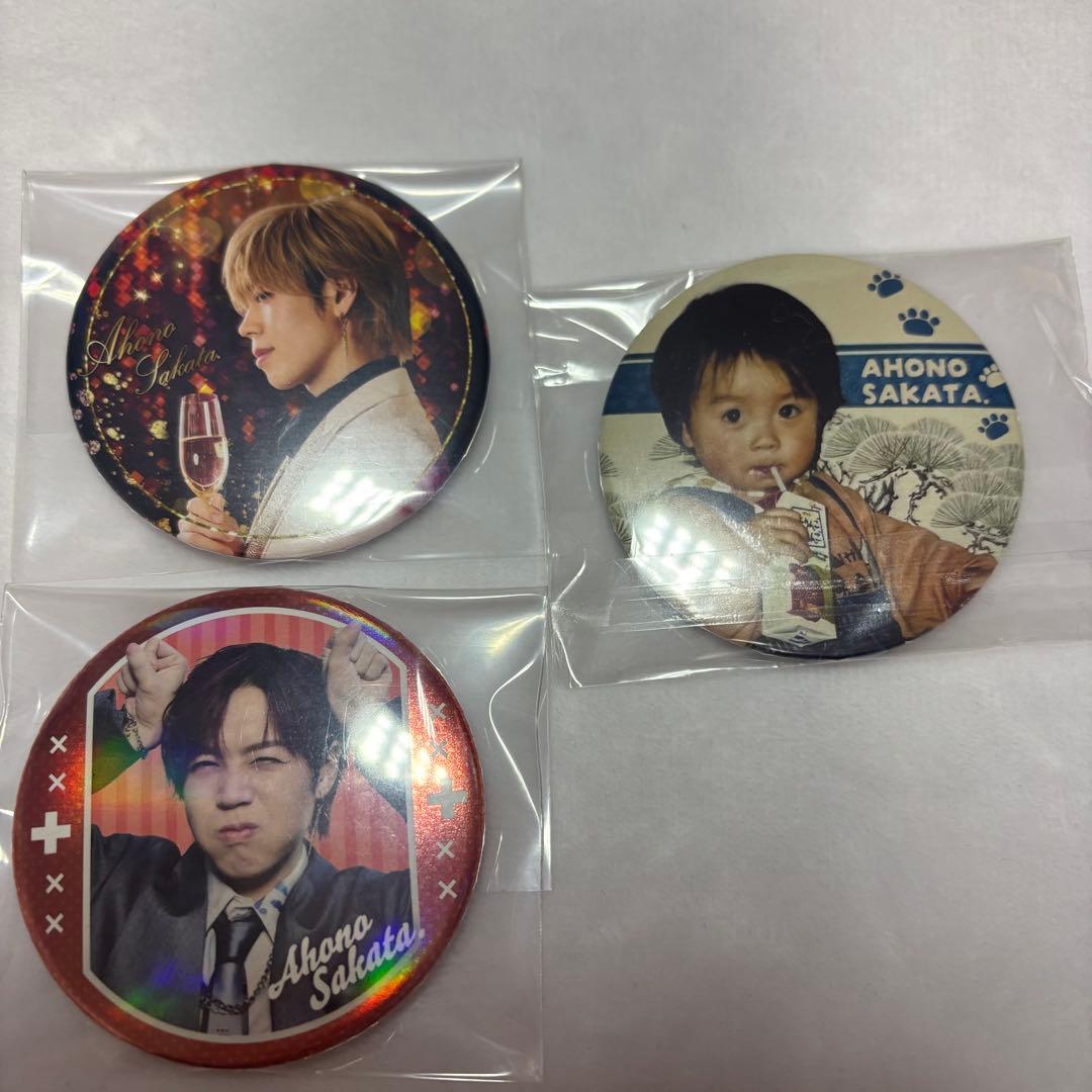 浦島坂田船 あほの坂田 となりの坂田 シクレ 缶バッジ 2枚目モザイク