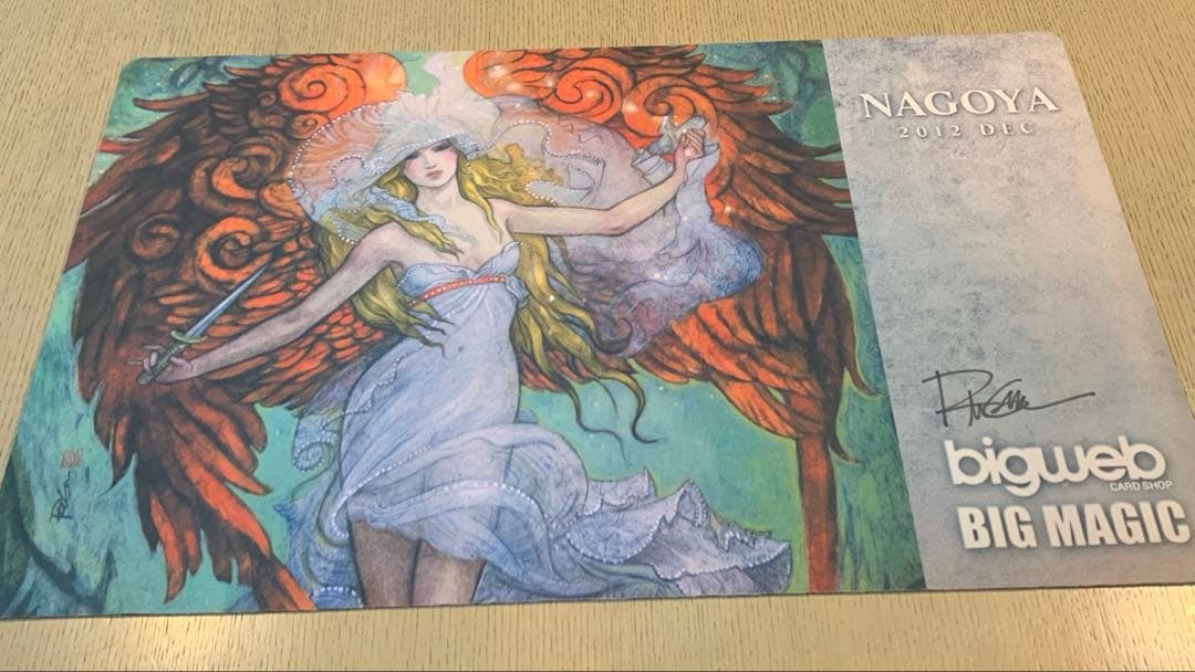 MTG 名古屋エンジェルプレイマット Rebecca Guay サイン