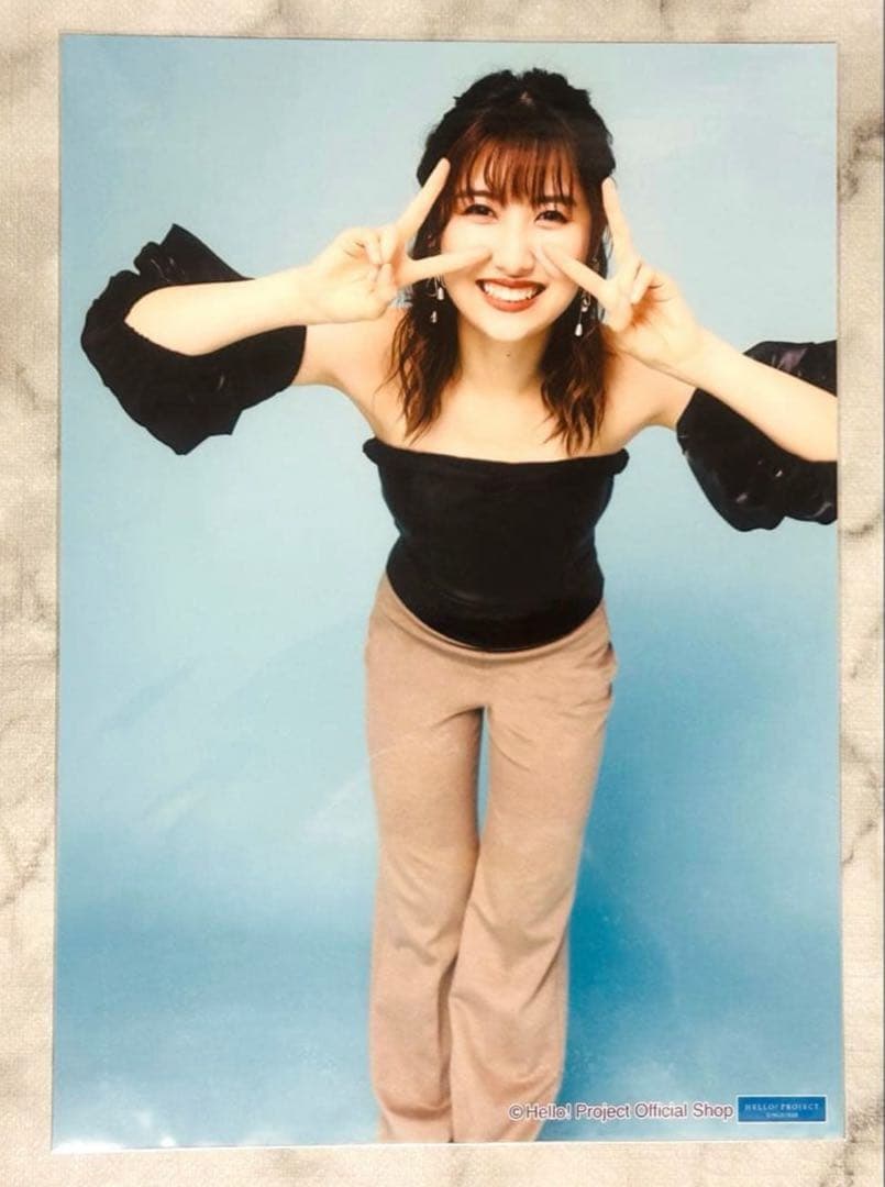 モーニング娘。'21 佐藤優樹 ハロショ 卒業記念 A4サイズ生写真 ⑤