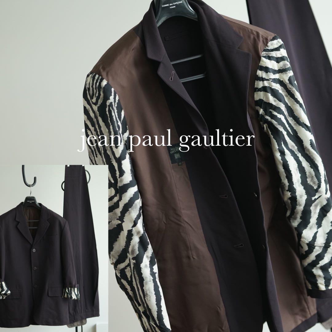 JEAN PAUL GAULTIER HOMME ゼブラ セットアップ スーツ