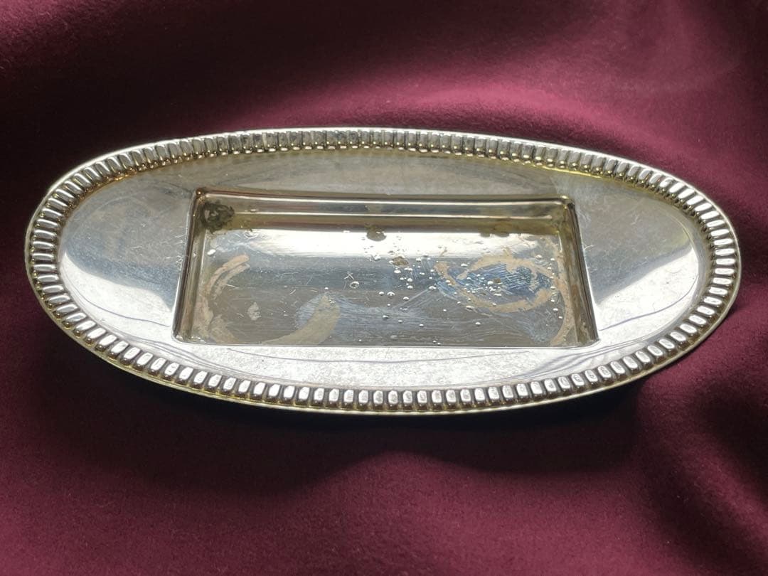 Hroar Prydz シルバーとギロシェエナメルガラス製ソルト&ペーパー