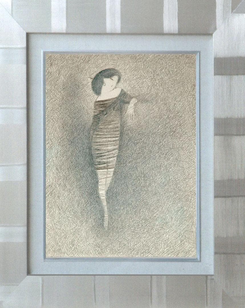 油絵 菅家令子 絵 絵画 インテリア uF3-020511 人物 女性像 油絵 菅家