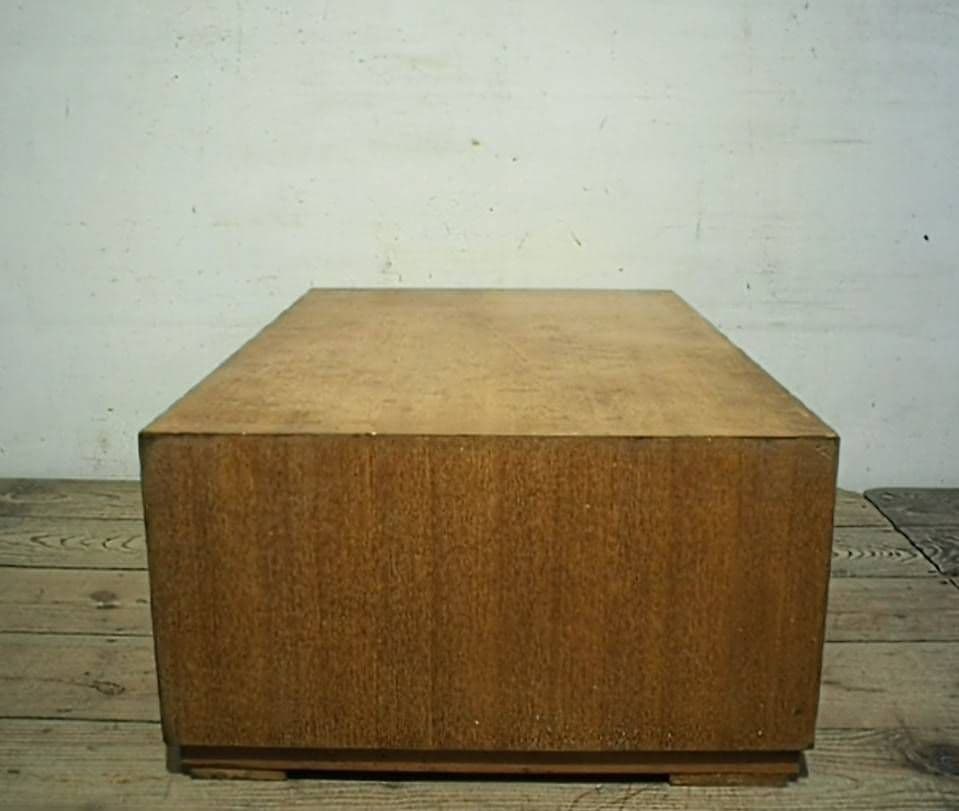 1042 ビンテージ ロータイプの片袖机 文机 陳列台 デスク テーブル レトロ