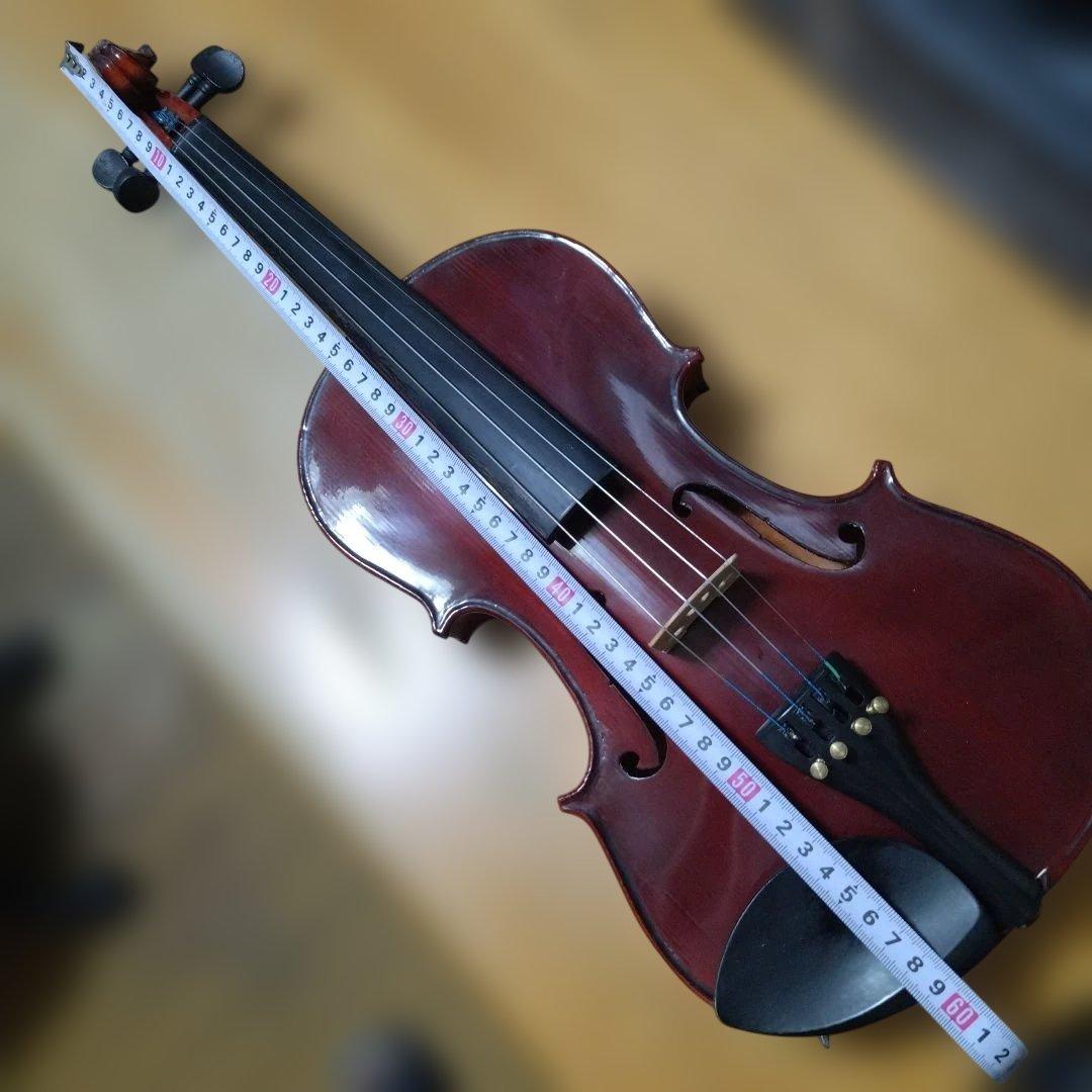 ⬛ふわ⬛♥メンテ済み♥初心者大人用バイオリン4/4♥弓、ケ―ス、松脂付き。