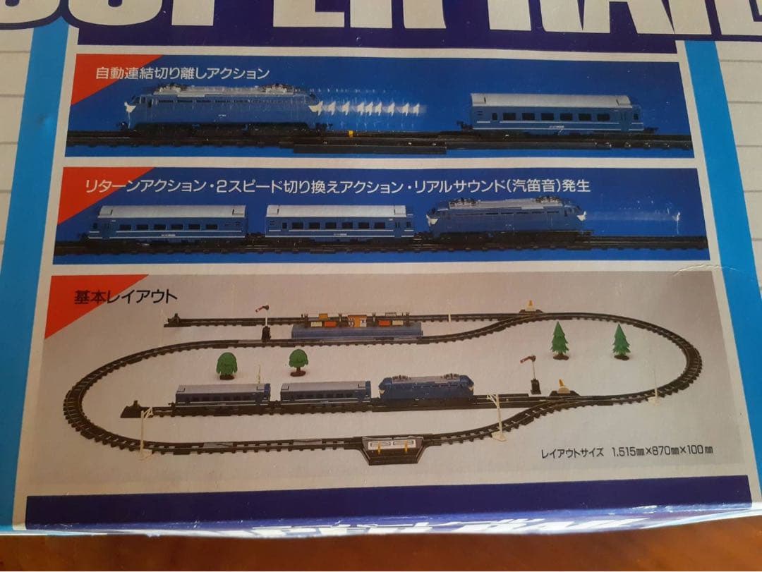 TOMY トミー スーパーレール ブルートレイン EF-66 セット