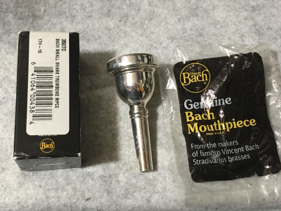 中古】トロンボーン マウスピース BACH 細管 350 7C (K) - メルカリ