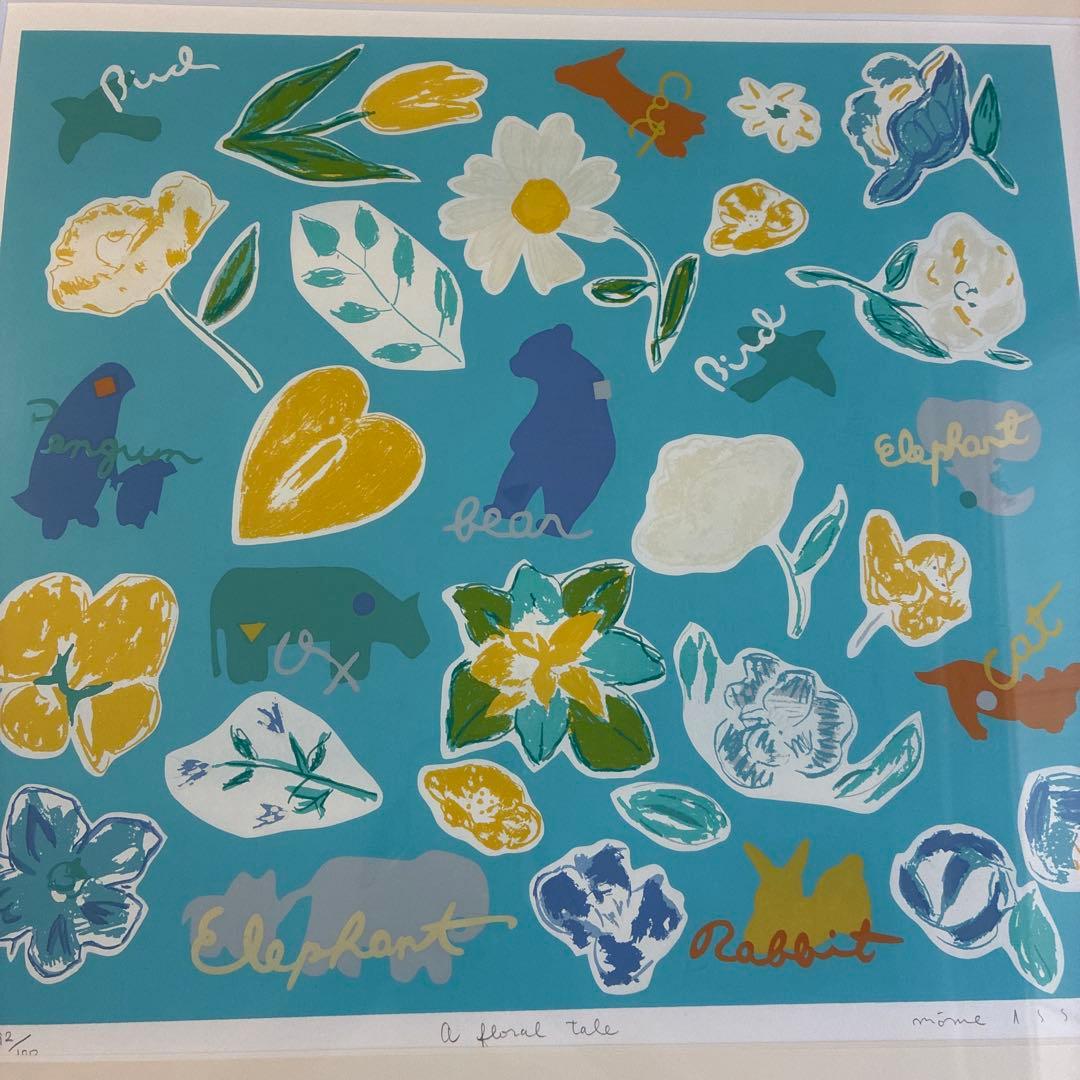 浅野モオム 版画 a floral tale