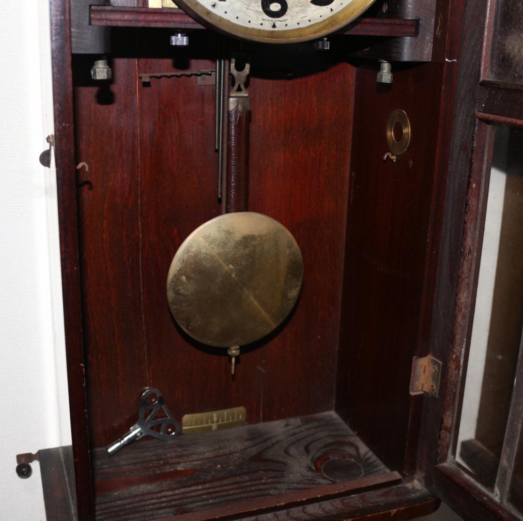 可動品　ユンハンス　ウエストミンスター　柱時計　チャイム