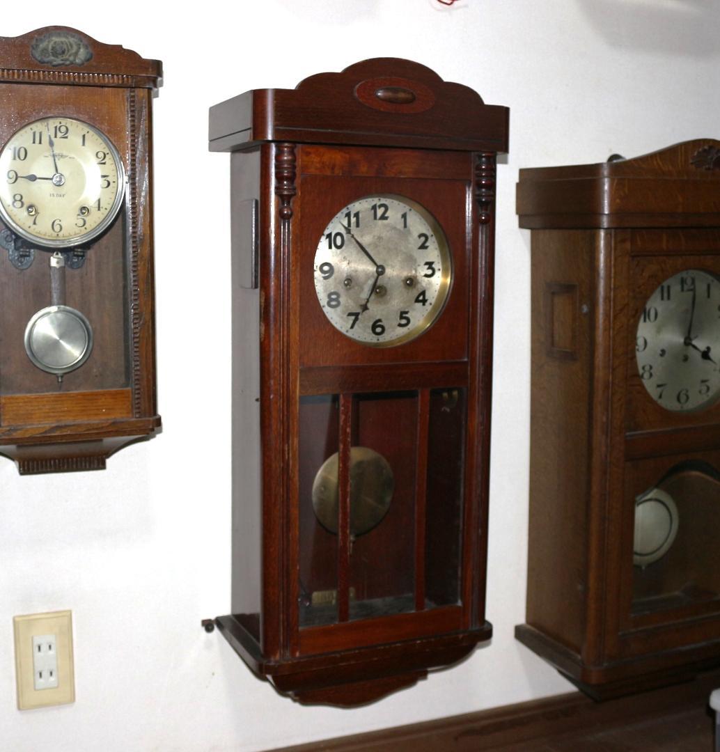 可動品　ユンハンス　ウエストミンスター　柱時計　チャイム