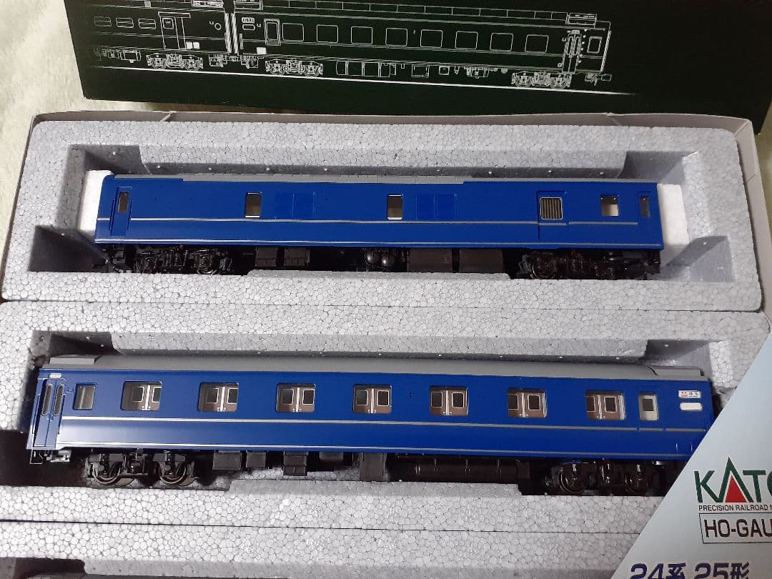 KATO HOゲージ EF65-1000 24系25形 7両セット