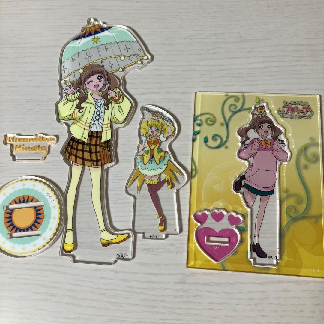 アクリルスタンド オーロラ缶バッジ プリキュア 平光ひなた キュア