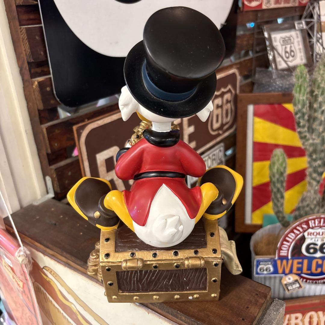 ディズニー　スクルージ・マクダック レジン製　フィギュア　デッドストック　箱付