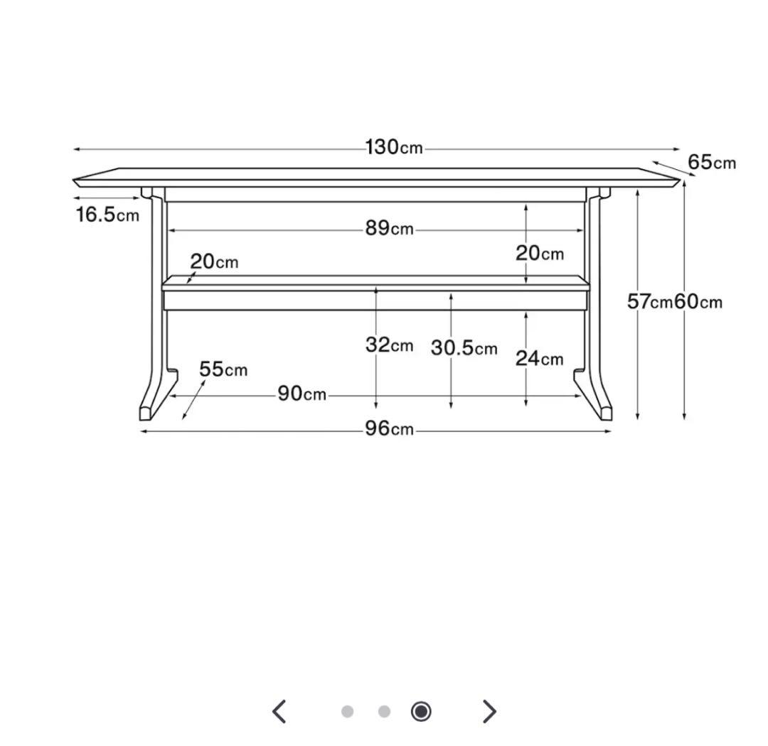 【Q】リビングでもダイニングでもつかえるテーブル・２・オーク材