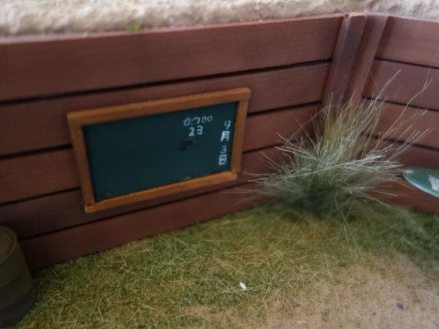 ★1/48スケール★旧日本軍航空基地ジオラマ　紫電　完成品