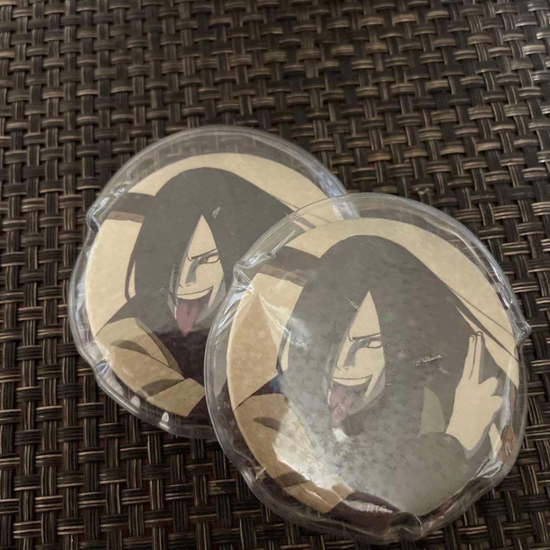 NARUTO ナルト展 缶バッジ 大蛇丸 96個 カバー付き