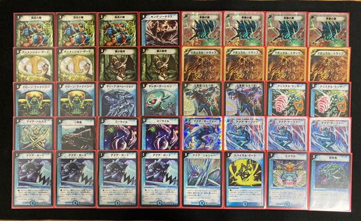 デュエマクラシック基本編(主要デッキ6個セット)オール旧枠 旧枠