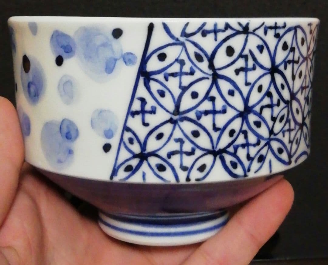 谷口良三作 京焼 染付 茶碗 共箱 茶道具 - メルカリ