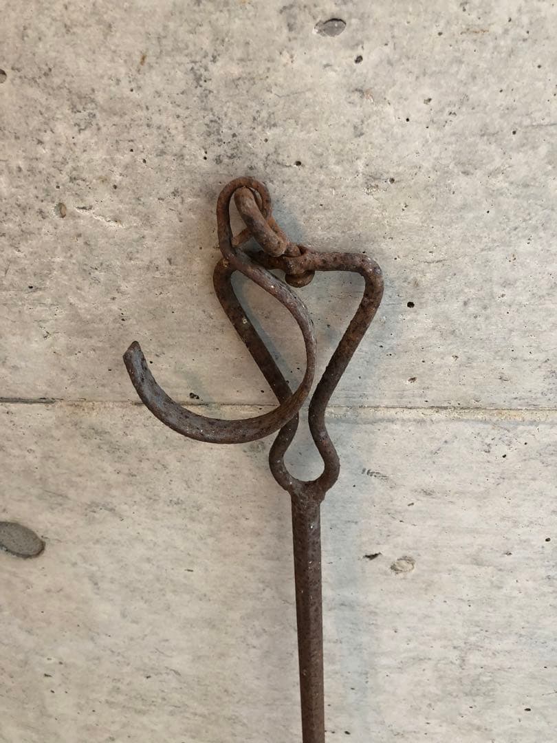 時代鍵　鉄製　アンティーク　レトロ　骨董品　オブジェ