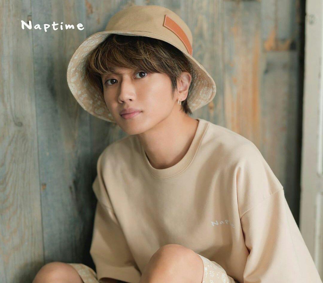 Naptime フォトプリントBIG Tシャツ(ベージュ)