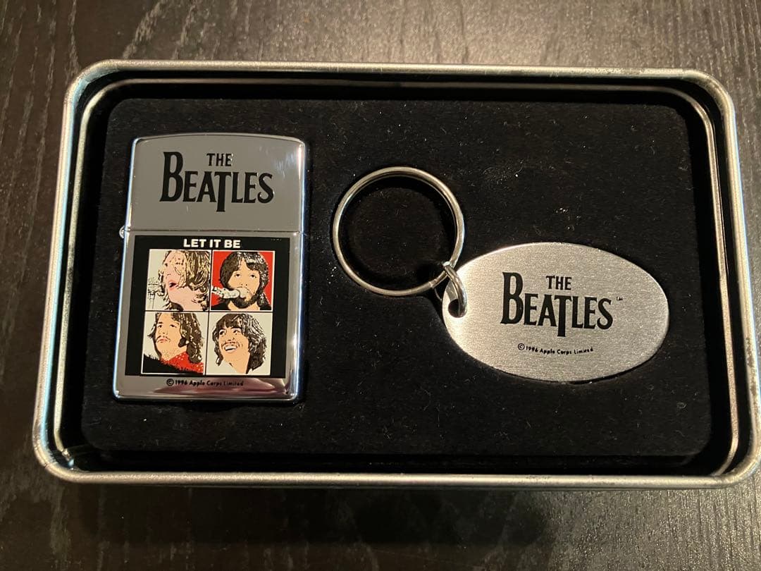 未使用】ZIPPO & キーリングセット The Beatles 1996年製