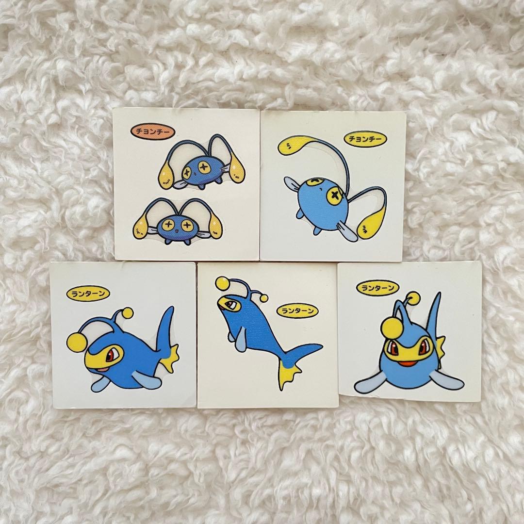 ポケモン ポケモンパン デコキャラシール ツイン チョンチー