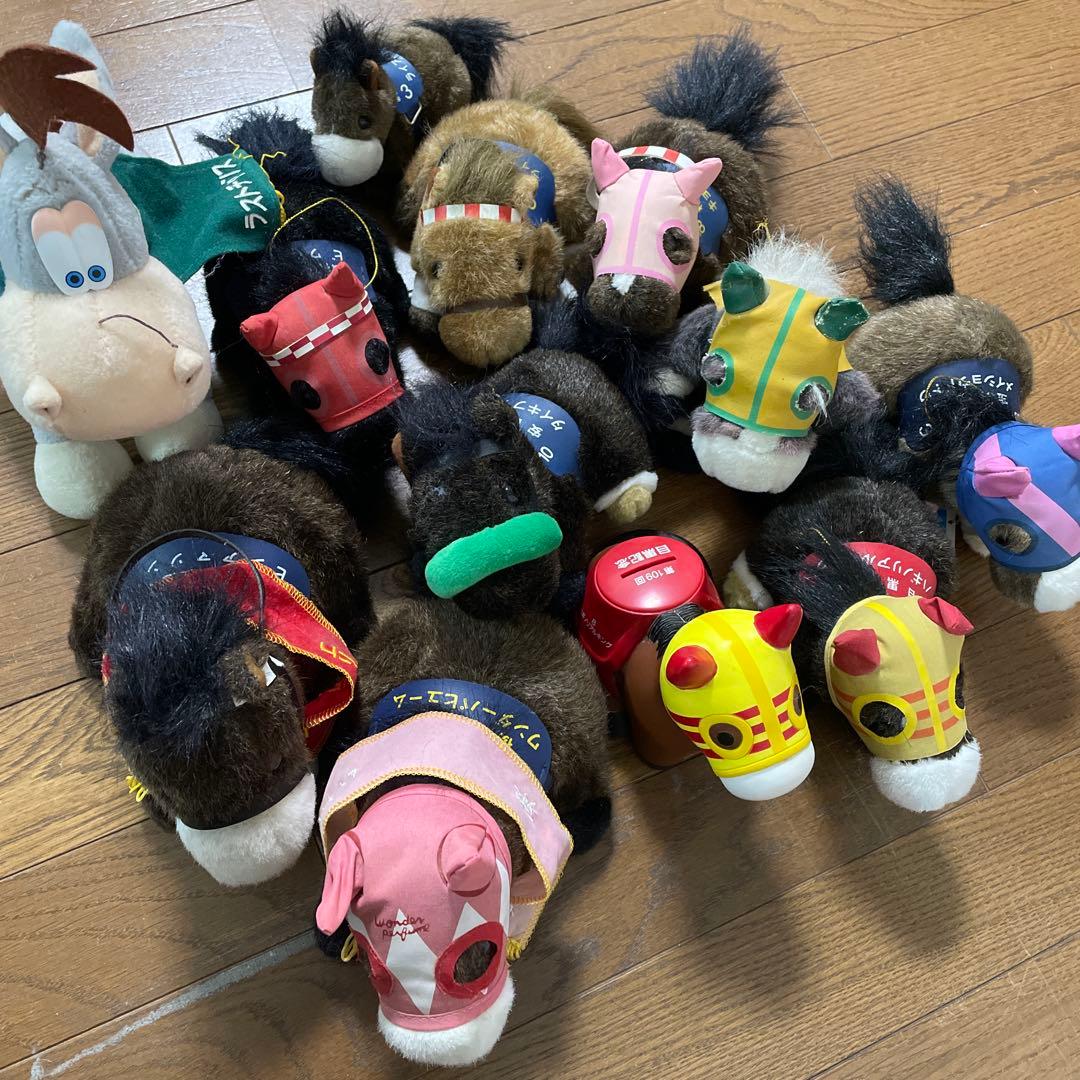 アバンティー　SEGA競馬ぬいぐるみまとめ　90年代活躍競走馬12頭セット