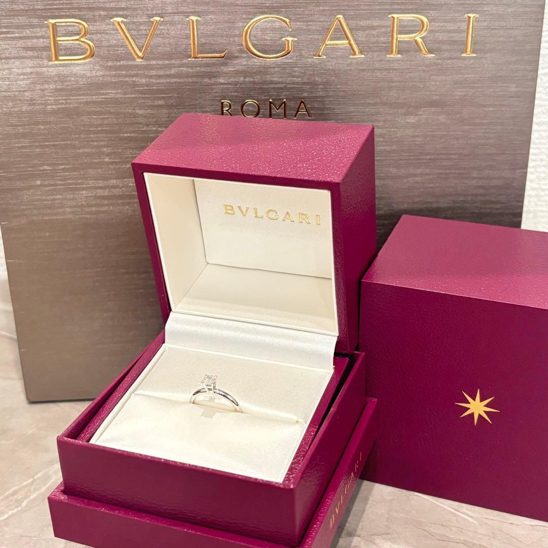 【最終値下】BVLGARI ソリティアリング 0.30カラット GIA鑑定書付き