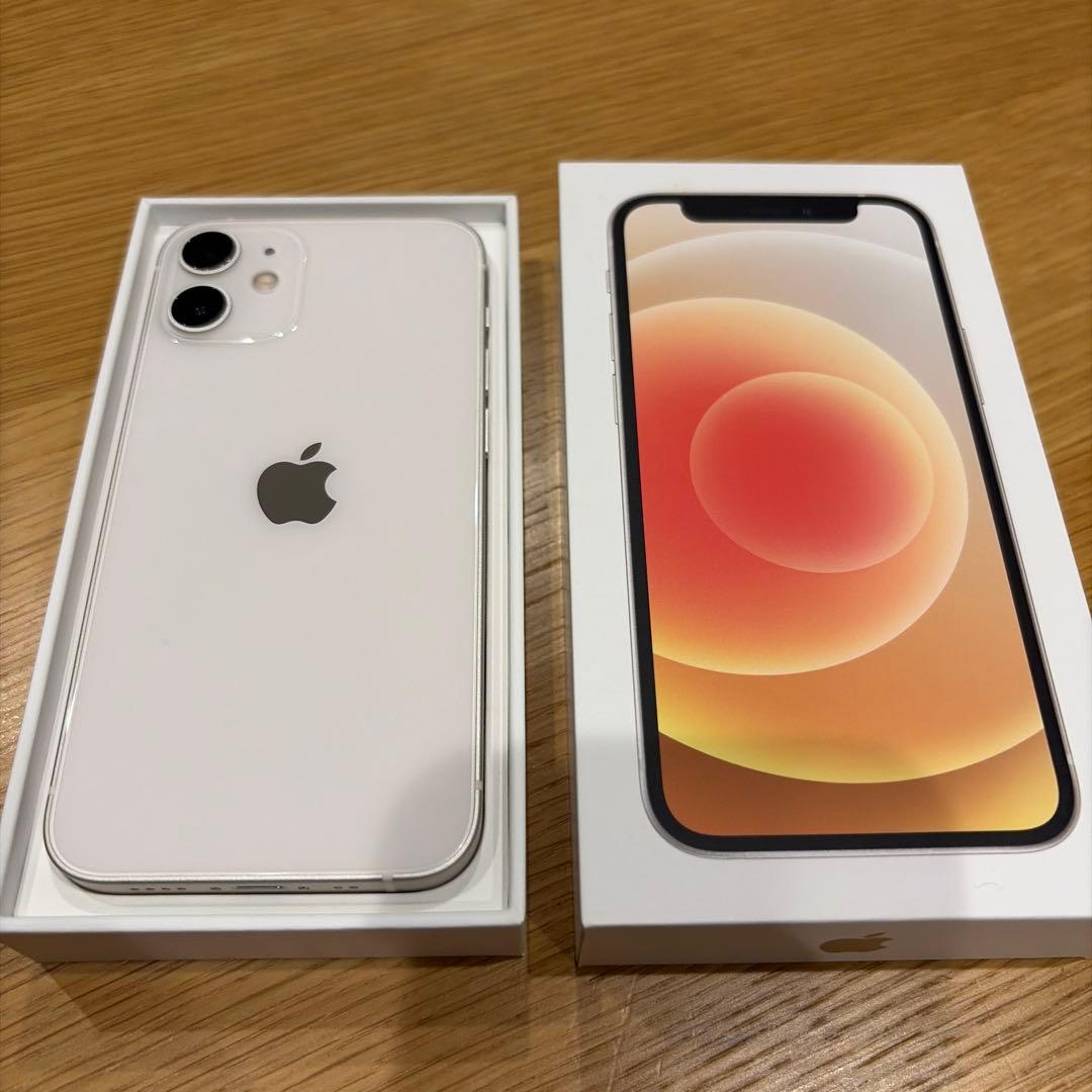 Apple iPhone 12 mini ホワイト 本体 128GB 修理歴なし - メルカリ