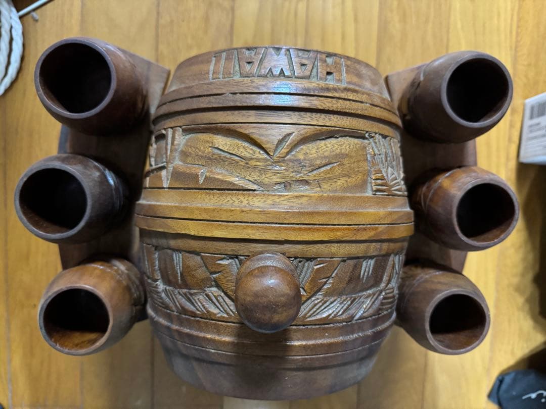 ハワイ ウイスキーバレルセット 木樽 ミニチュア ハワイ ウイスキー