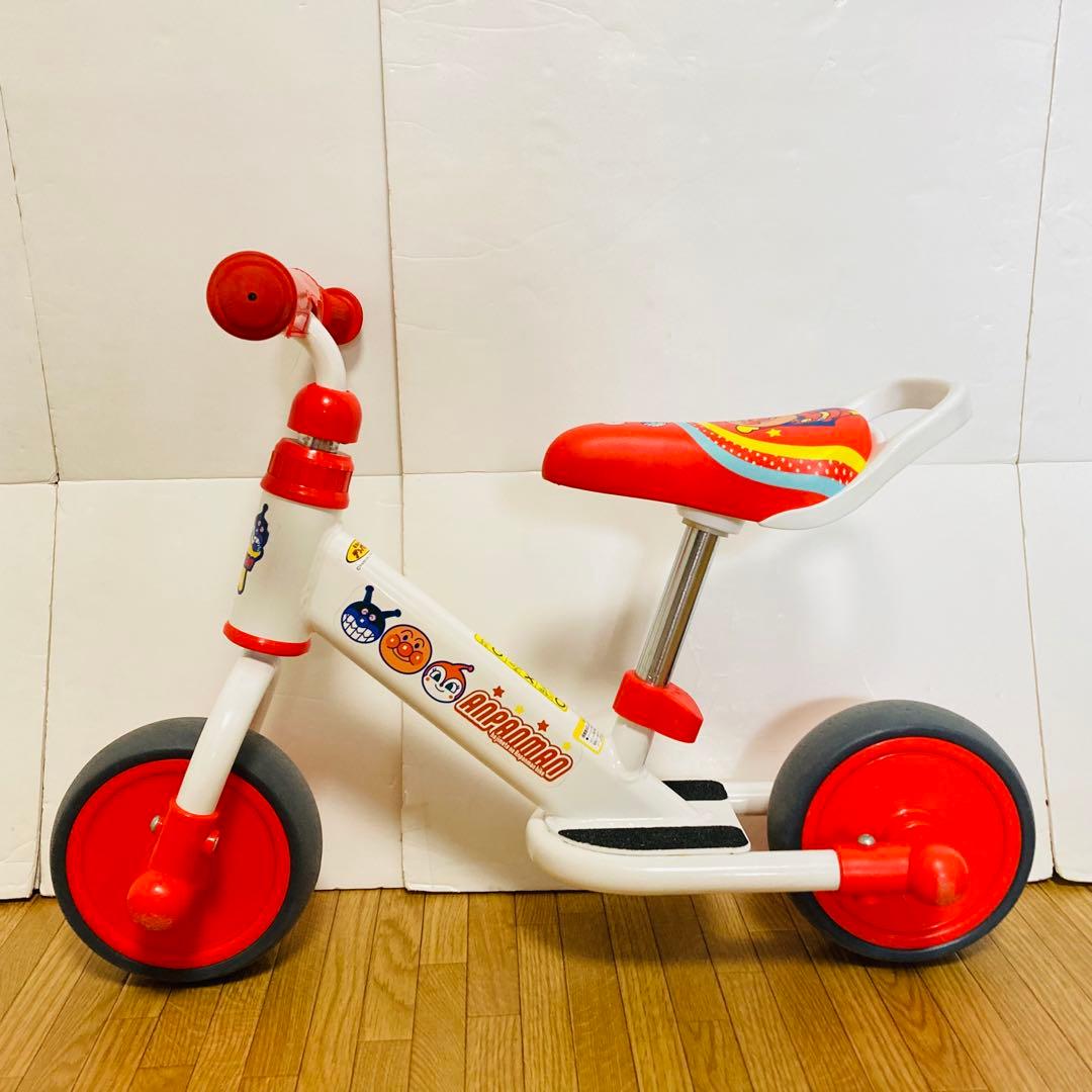 美品】アンパンマン はじめてのアンパンマンバイク キックバイク