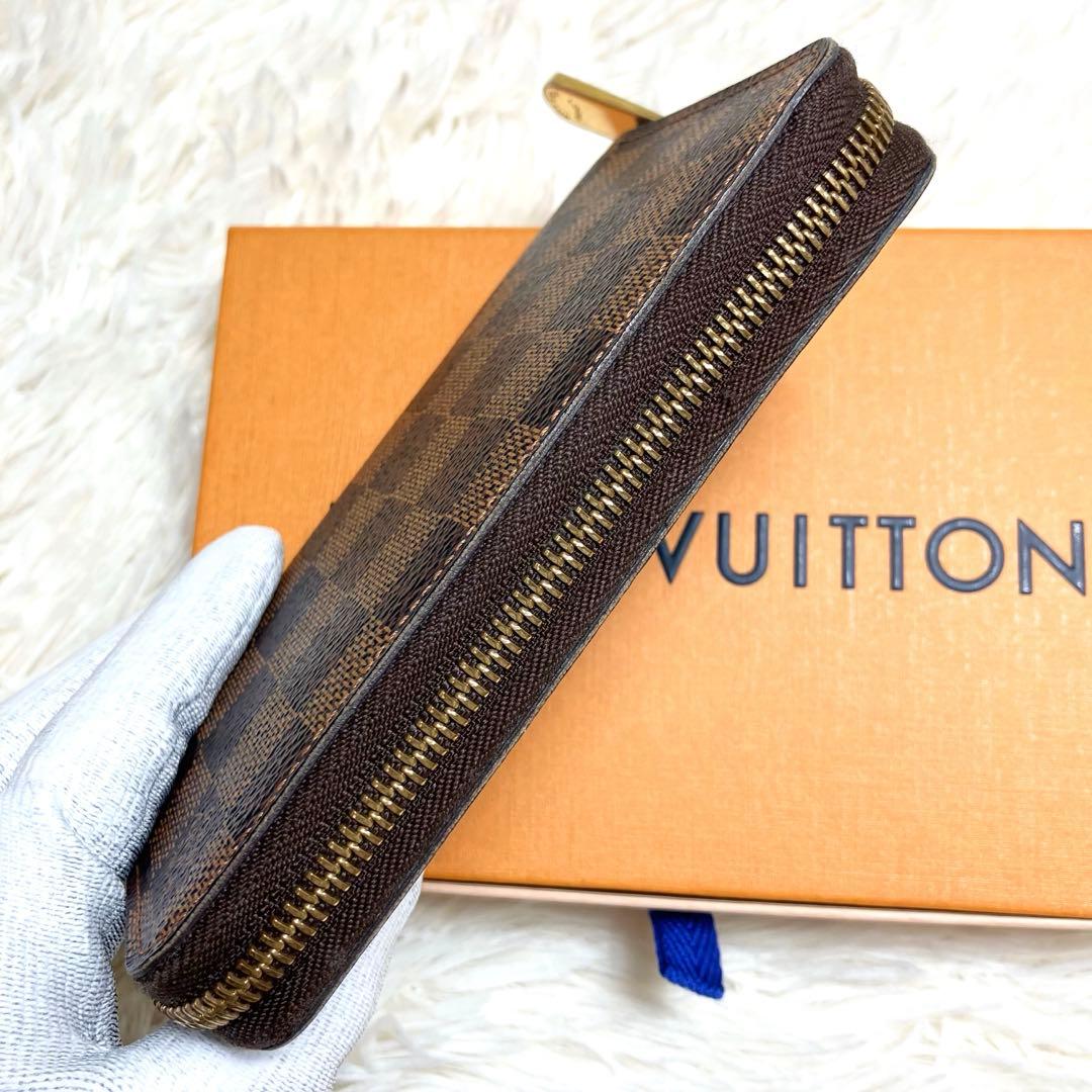 【美品】ルイヴィトン＊ダミエ ジッピー コンパクト N60028