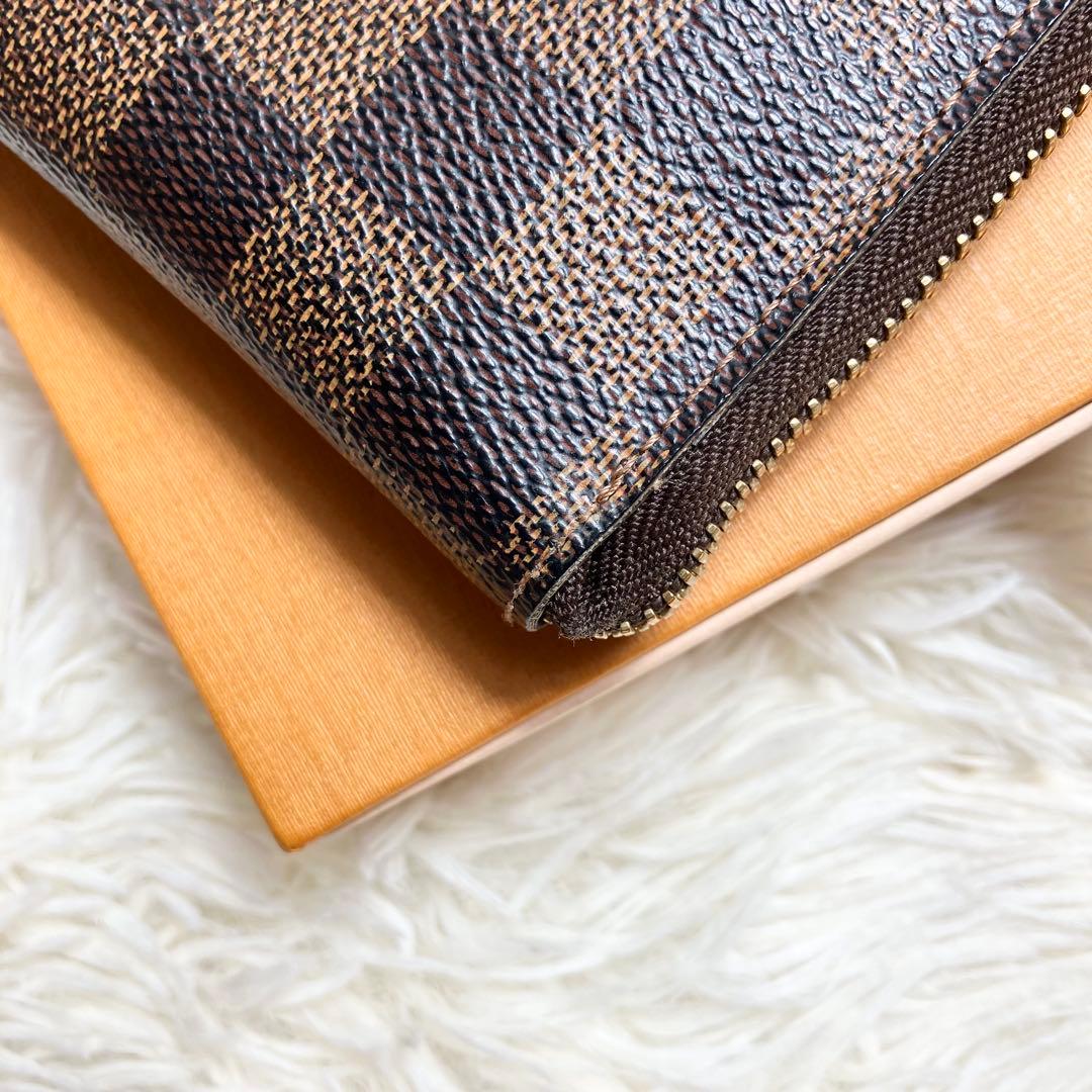 【美品】ルイヴィトン＊ダミエ ジッピー コンパクト N60028