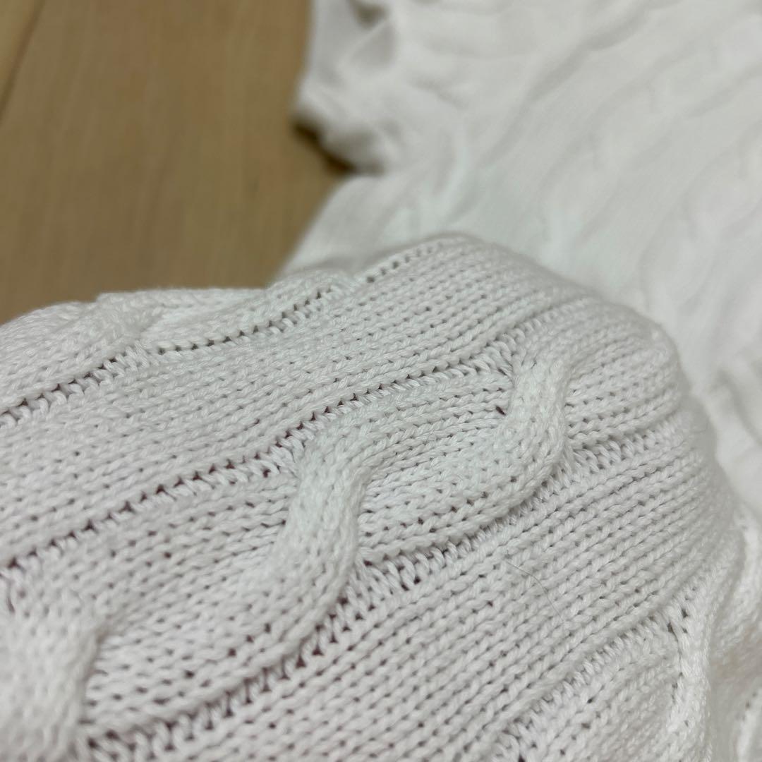 ケーブルニット ポロシャツ　ポロ ラルフ ローレン　X Sサイズ