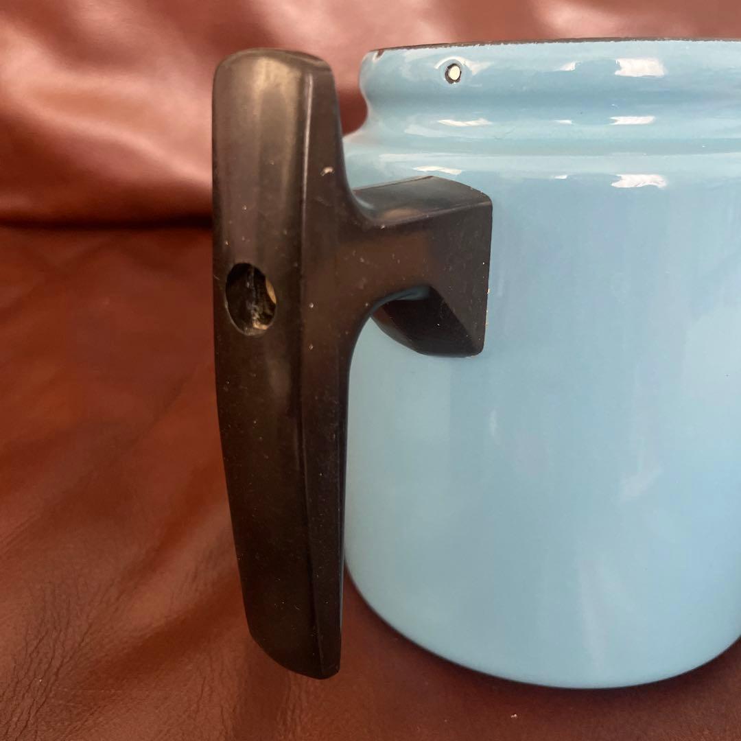 ヌルメスニエミ 水色 ポット ビンテージ アンティーク 北欧 かもめ食堂