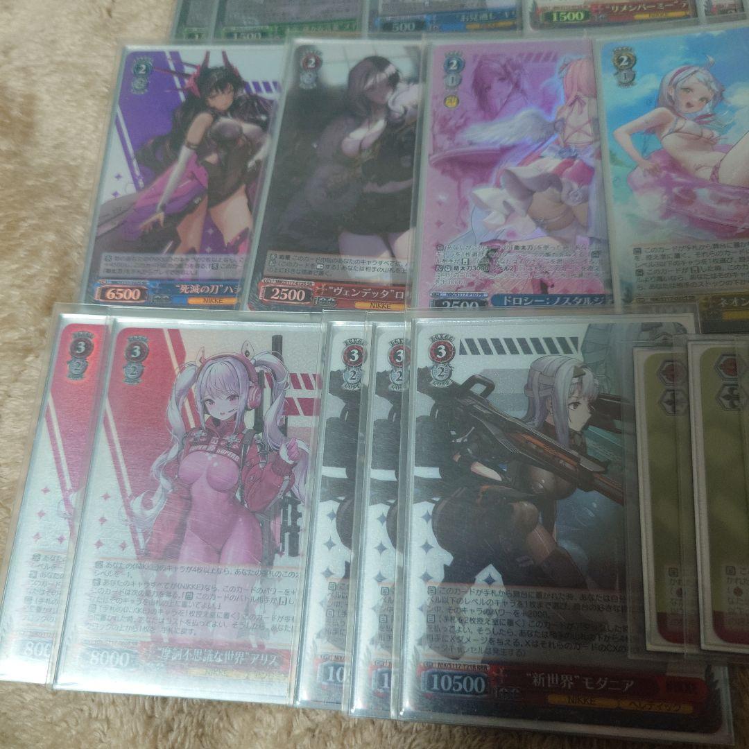 ニケ　扉電源　フルホイルデッキ(+少しサイン)+パーツ