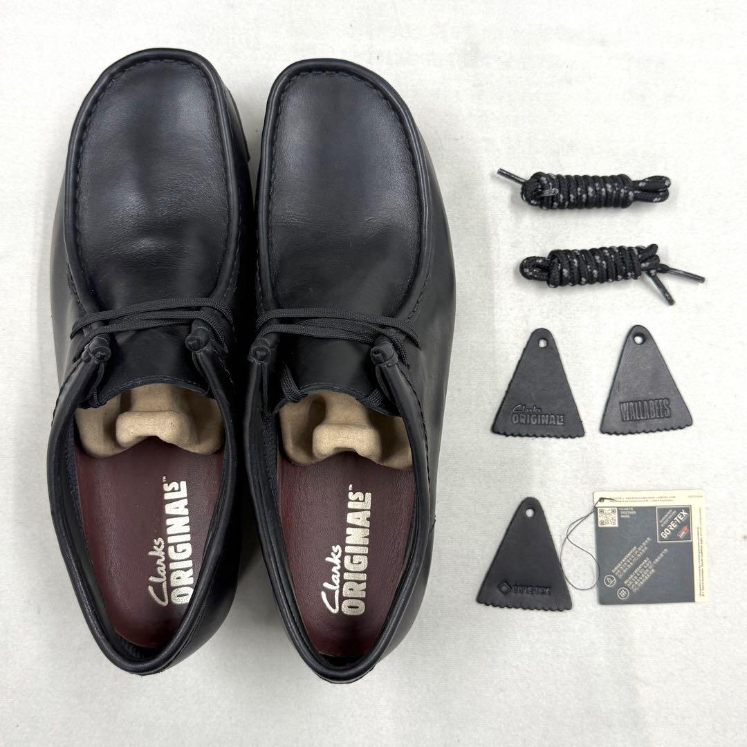 CLARKS Wallabee GTX goretex レザー ブラック