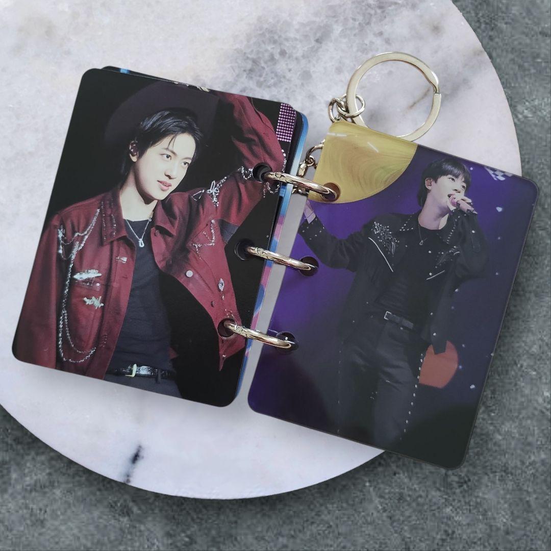 BTS JIN アクリルアルバムキーリング BTS JIN アクリルフォトアルバム