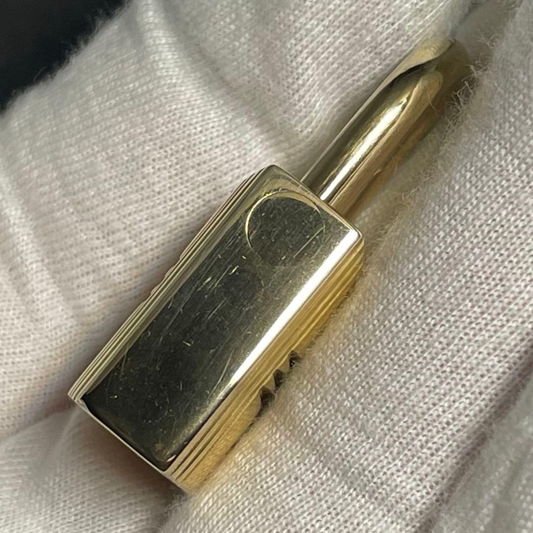 美品】エルメス K24ゴールドメッキ パドロック カデナ リペア品 107番