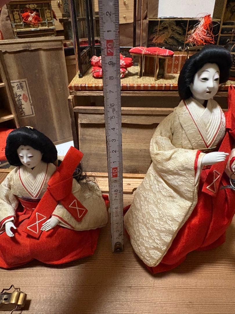 お雛様　木箱入り　時代もの