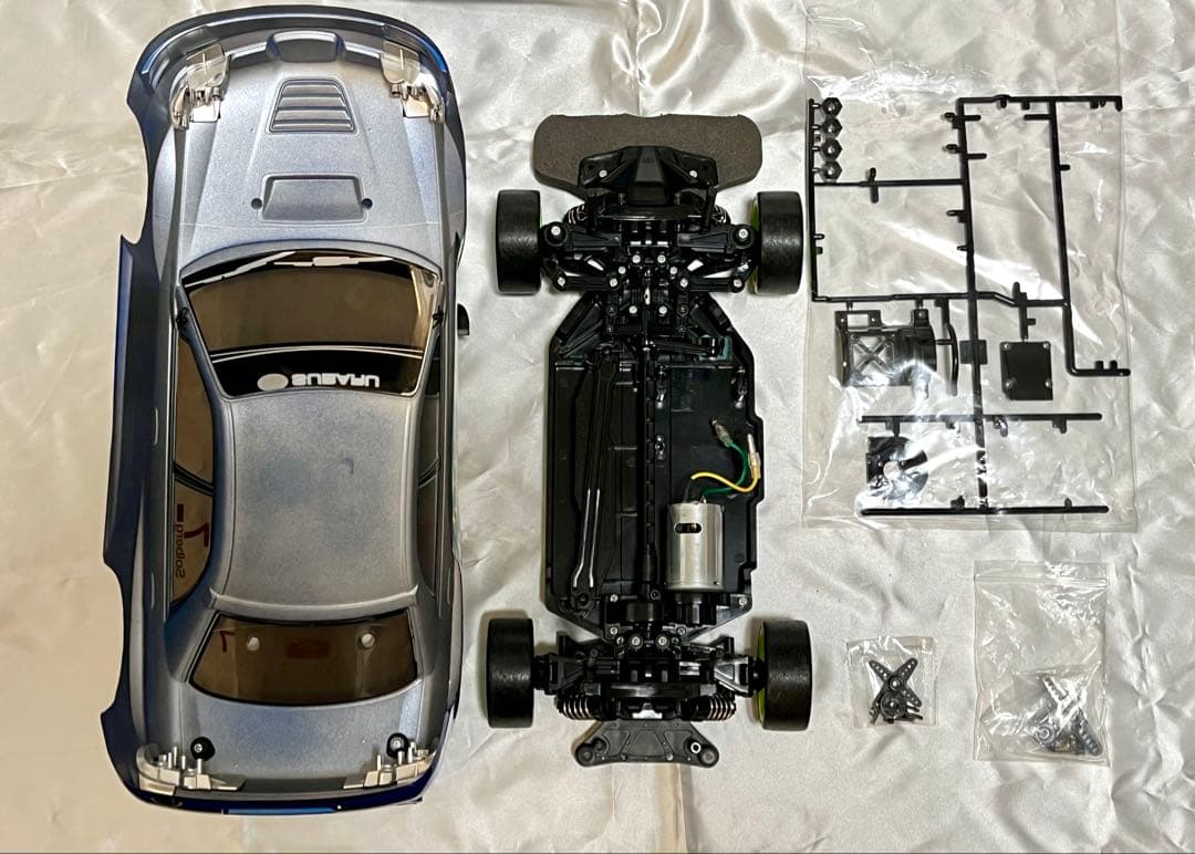 ボディー＆シャシー（タミヤ TT02）インプレッサ ペター・ソルベルグ