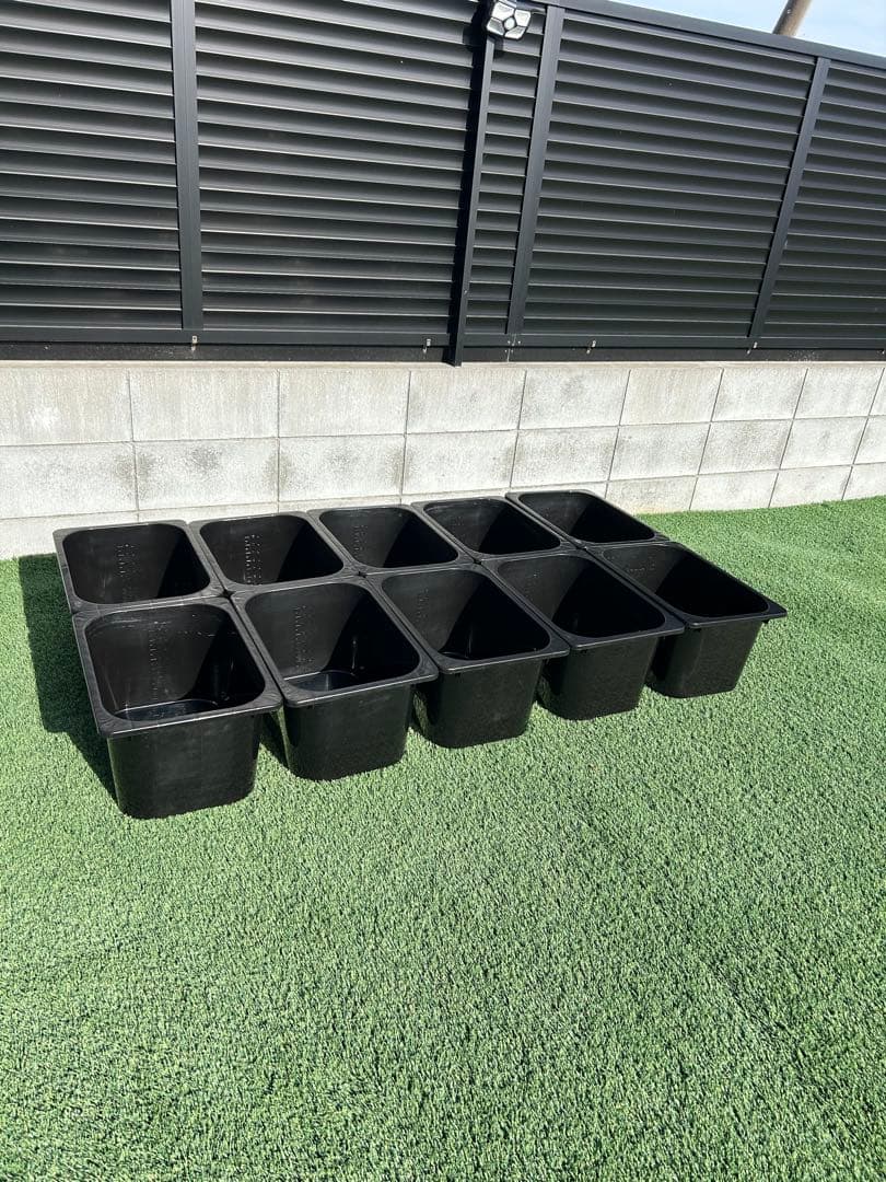 いぶきオリジナル メダカ飼育舟18L黒10個セット メダカ飼育舟 18ℓ