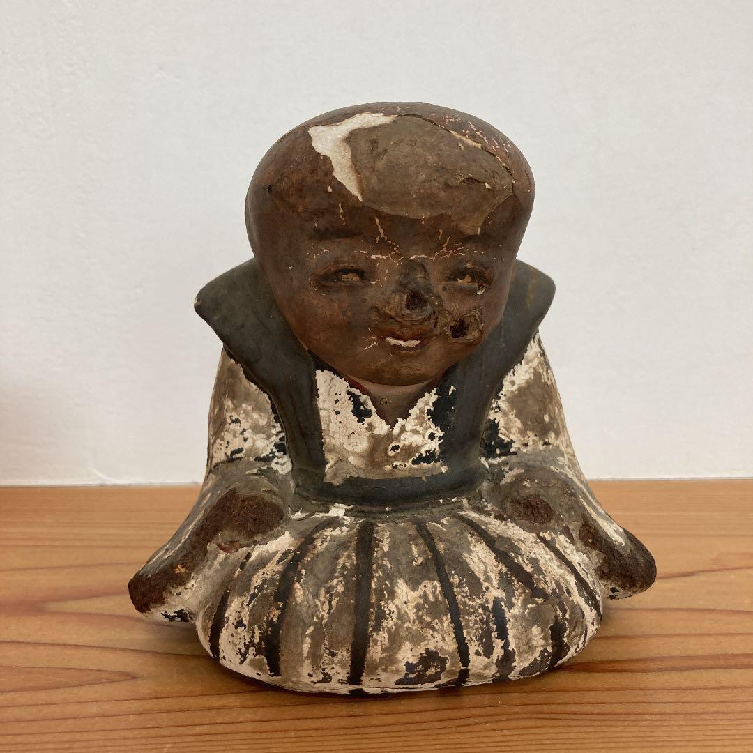 福助人形 フクスケ人形 福助 土人形 江戸時代 骨董 アンティーク 民芸