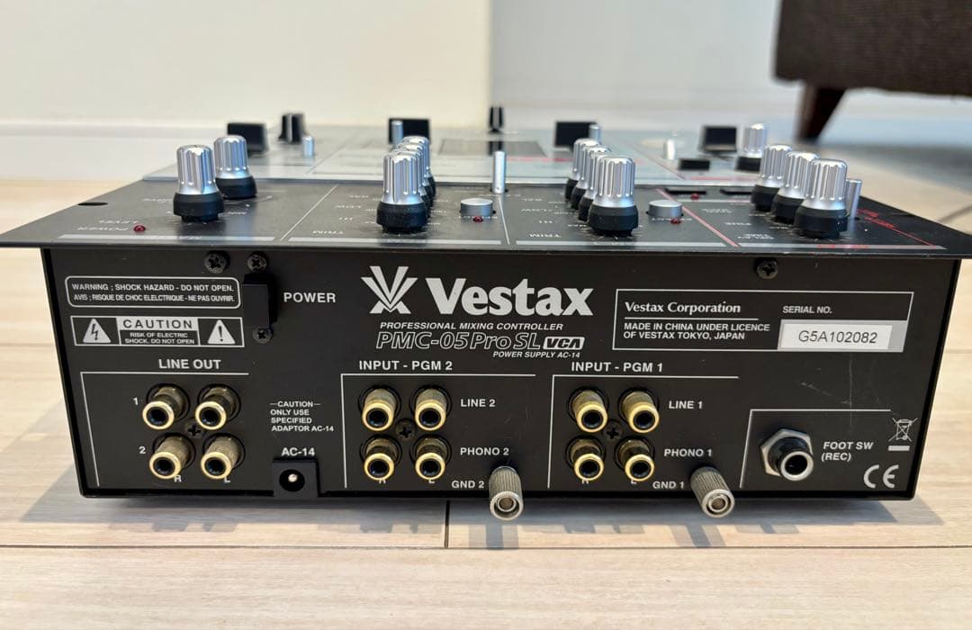 Vestax PMC-05PROⅢ VCA DJミキサー 難ありVestaxベスタクスDJミキサー