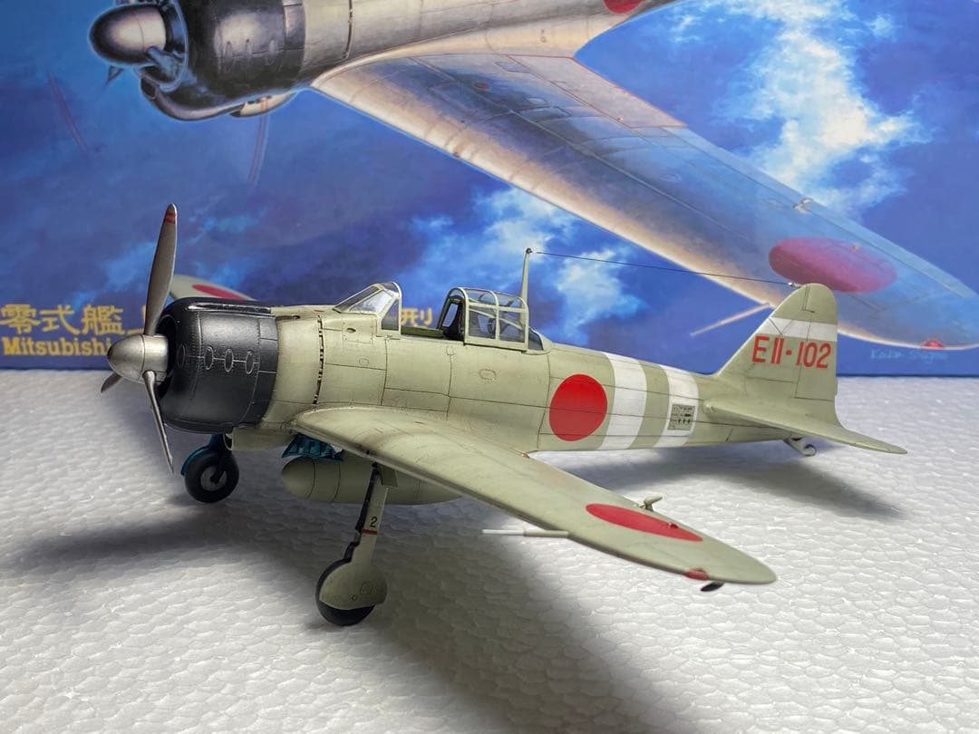 完成品 零式艦上戦闘機21型 空母 瑞鶴所属撃墜王 岩本