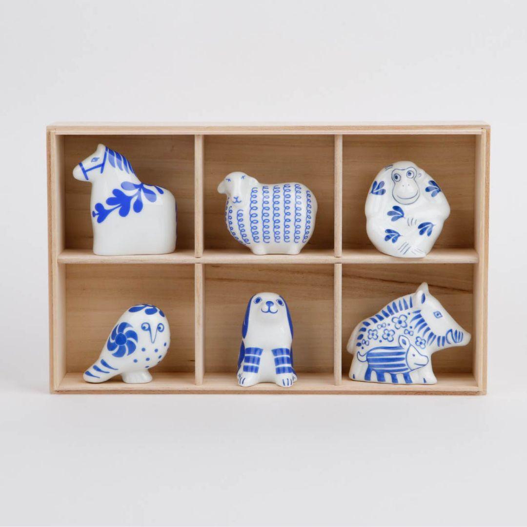 リサラーソン 干支 陶器 6個セット - メルカリ