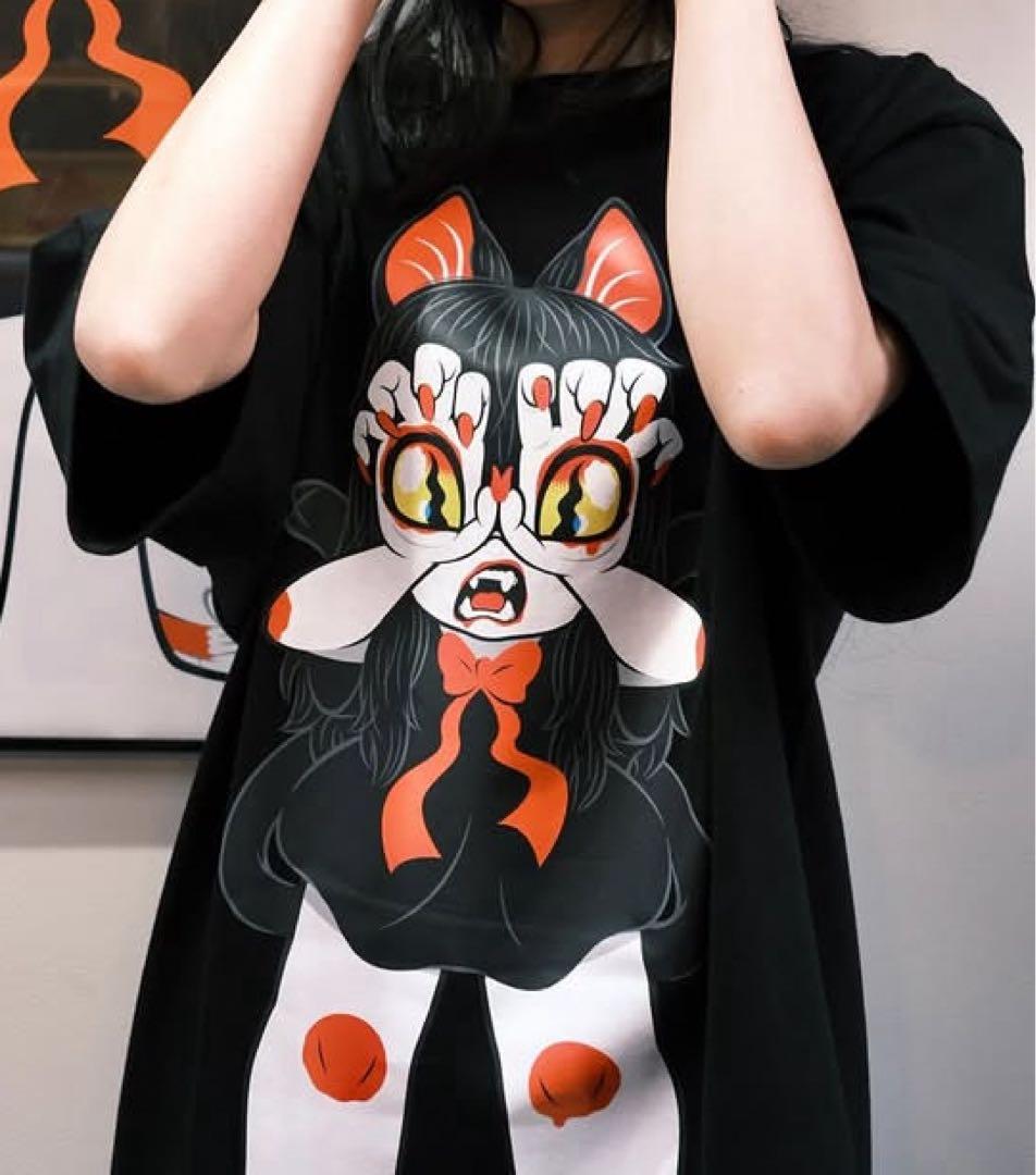 GRAPE BRAIN 戦慄！ にぎるちゃん 222 T-SHIRT 黒 箱付 - メルカリ