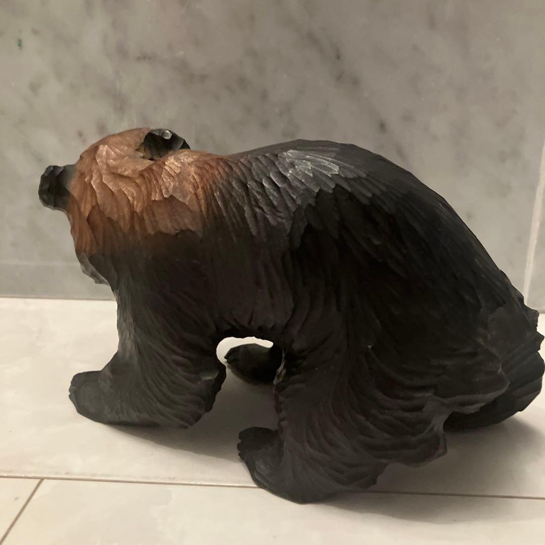 トップ アイヌ名門堀井一族が手掛けた珍しいガラス玉の瞳で彫りや塗り