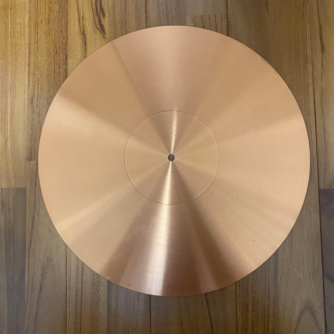 良品】マイクロ MICRO 銅 ターンテーブルシート ディスクプレート